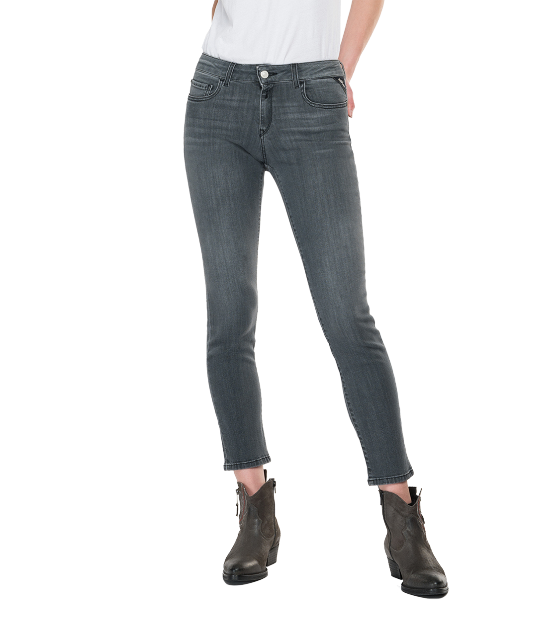 ファービー ブラックパワーストレッチスリムフィットジーンズ 詳細画像 チャコールグレー 4